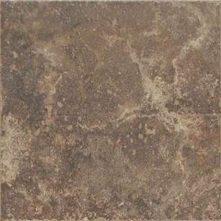 Daltile 13 in. x 13 in. Tuscany Rouge Porcelain Floor and Wall Tile 