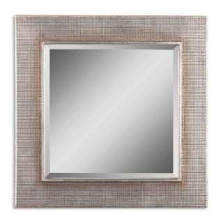 33 in. x 33 in. Champagne Finished Square Framed Mirror 11599 B at The 