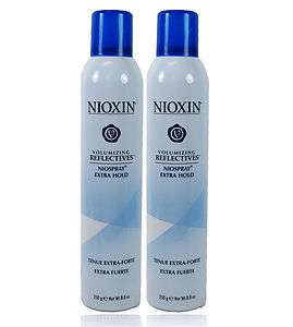 Nioxin Niospray Extra Hold Hairspray Volumizing Reflectives 8.8oz   2 