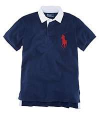 Polo Ralph Lauren Big & Tall Custom Fit Mesh Rugby Polo Shirt $66.00