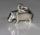 Hippopotamus sterling silver charm Hippo SSSC263  