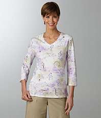 Allison Daley Printed Knit Top $19.20
