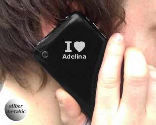 Handy Aufkleber   I love Adelina  