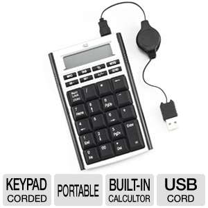 Adesso   AKP 160   USB Numeric Keypad With Built In Calculator at 