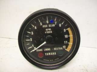 75 Yamaha TX, XS 500 Tachometer Gauge G13  