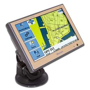 Maxtek MNT 7T 7 TFT Wide Touch Screen GPS Navigation System with 