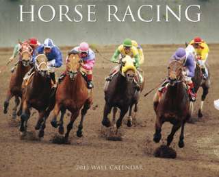 Horse Racing 2012 Wall Calendar 9781607553465  