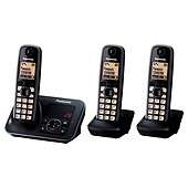 Panasonic KX TG6623EB Triple Telephone