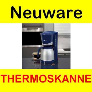 LUXUS KAFFEEMASCHINE THERMOSKANNE 10 TASSEN BLAU 870 W  