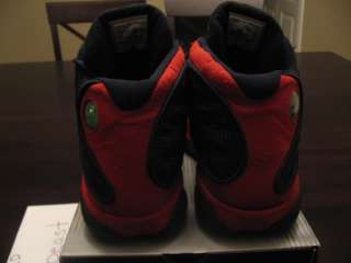 Nike Air Jordan XIII 13 Retro sz 8.5 BLACK TRUE RED METALLIC SILVER 3M 