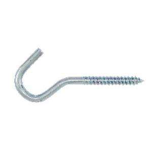   In. Zinc Plated Steel Screw Hooks (2 Pack) 7220 12 