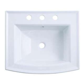   In. Pedestal Sink Basin in White K R2358 8 0 