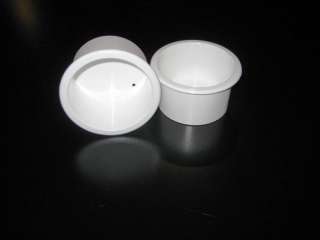 Poker Table White LARGE Plastic Cup Holders Boats Car  