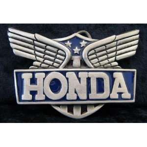Buckle mit Honda Logo mit Flügeln  Sport & Freizeit