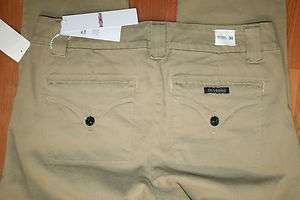 NEW Hudson Military Relax Straight leg Chino Pants Jeans 30 31  