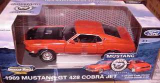 ERTL 118 1969 Ford Mustang GT CORAL  