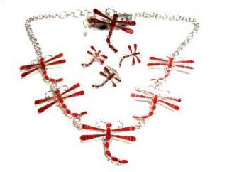 Melvin Francis Coral Inlay Dragonfly Set Dont Miss Out  