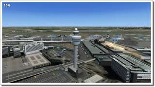 Der Amsterdam Airport Schiphol ist der internationale Flughafen der 