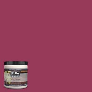 BEHR Ultra 8 oz. Raspberry Pudding Interior/Exterior Paint Tester 