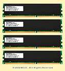   8GB 4x 2GB PC2100R FITS Dell Poweredge 2600 2650 6600 6650 ECC Memory