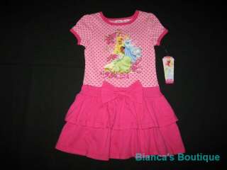 NEW DISNEY PRINCESS Dress Girls Summer Clothes 3T Toddler Tiana 