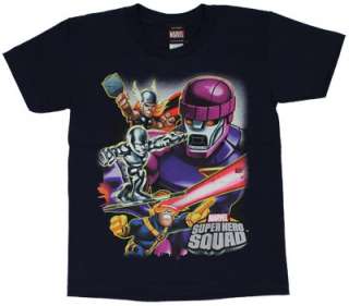 Sentinal   Marvel Superhero Squad Juvenile T shirt  