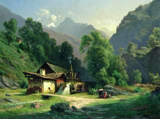 Kunstreproduktion Blacksmiths House in a Valley, 1857  