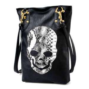 Womens Fashion Skull Shoulder Bag Handbag Purse A136  