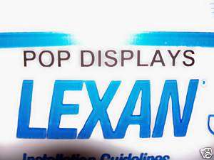lexan polycarbonate clear 1/4 x 48.625 x 36   