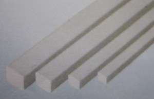 40 x Styrene ABS Square Sections 500mm #ABS01  