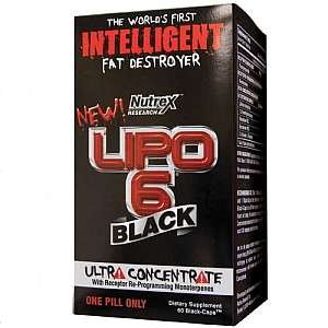 NUTREX LIPO 6 BLACK ULTRA CONCENTRATE 60 CAPS NEW UC  