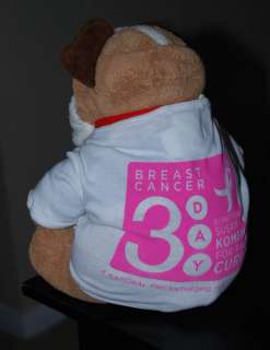 Komen 3 Day Breast Cancer Pink Pet Dog Shirt NWT S M L  