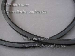700c 20mm clincher carbon rim only  