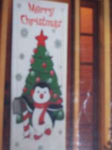 Christmas Door Decoration/Cover Penguin Tree  