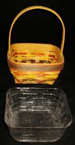   Baskets 1998 Small Easter Basket with Protector, NEW  
