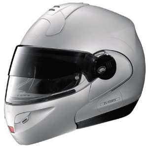  Nolan N102 N Com Solid Modular Helmet Small  Silver Automotive