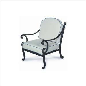  Athena Club Chair (Black) (38.5H x 29W x 27D) Patio 