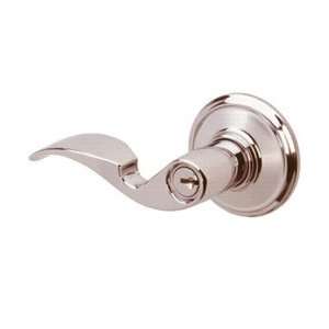 Schlage Avanti Lever, keyed entry (lever by lever), polished chrome 