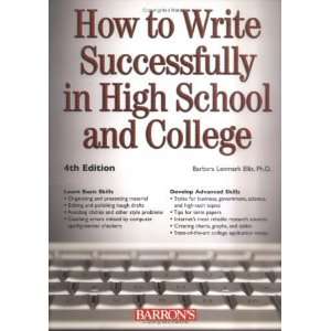  How to Write Successfully in High School and College (Barron 