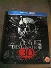 Final Destination 5 3D Blu Ray New&Sealed with Blu Ray+