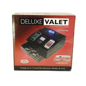  Deluxe Valet with Alarm Clock & Stereo Speakers