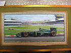 Lotus F1 Heikki Kovalainen Original acrylic on canvas b