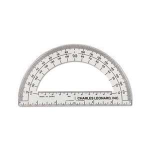  LEO77106 Charles Leonard® PROTRACTOR,6 PLASTIC,CR 