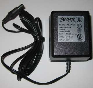 Jaguar 9V DC   1.2 Amp Atari Power Adapter   1200 mA   120 V Input   5 