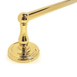Deltana R2002 U3 Polished Brass R 18 Solid Brass Towel Bar from the R 