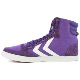 Hummel Stadil Slim Hi Purple New Trainers Shoes  