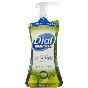 Dial Complete Antibac Foaming Hand Wash, Fresh pear 7.5 oz