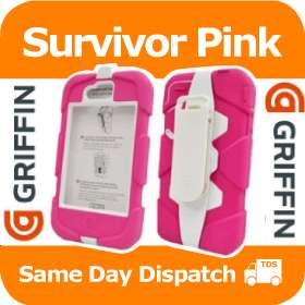 GRIFFIN SURVIVOR MILITARY TESTED CASE FOR IPHONE 4 PINK  