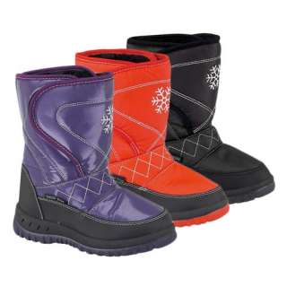New Girls Winter Snow Moon Ski Mucker Boots with Velcro