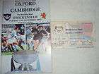 RUGBY   OXFORD V CAMBRIDGE   TUESDAY 12TH DECEMBER 1995